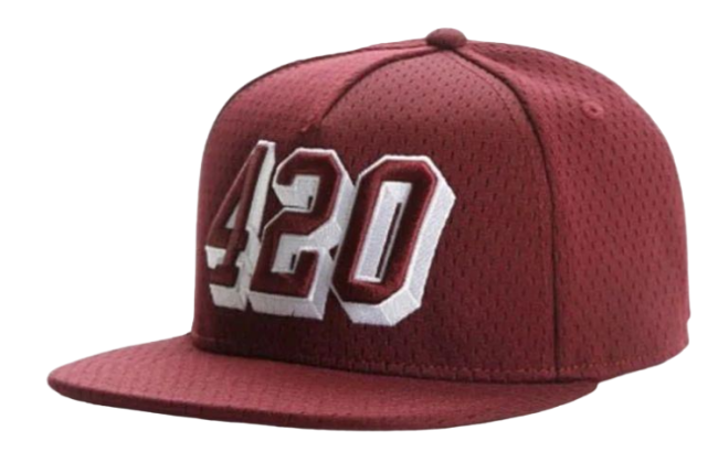 casquette 420 rouge